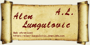 Alen Lungulović vizit kartica